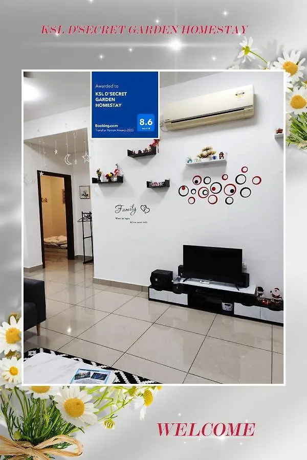 Ksl D'Secret Garden Homestay Johor Bahru Malaysia