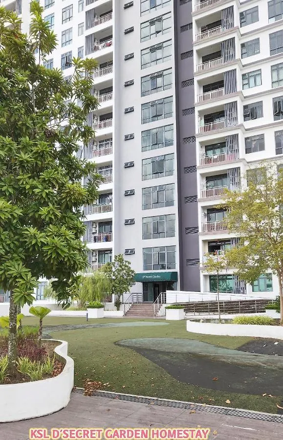 Apartment Ksl D'Secret Garden Homestay Johor Bahru