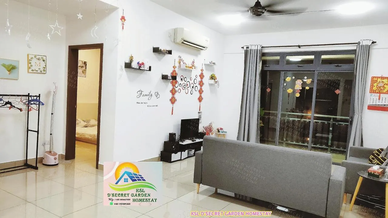 Apartment Ksl D'Secret Garden Homestay Johor Bahru Malaysia